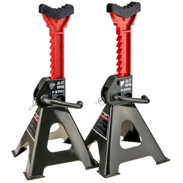 KOBYŁKI SAMOCHODOWE WARSZTATOWE 3T PODPORY ZABEZPIECZENIE PIN + GUMA 2szt.