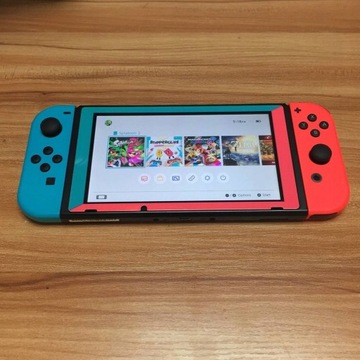 Закаленное стекло MagicGlass для Switch Red+Blue