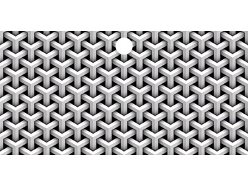 Mata Ochronna na Biurko Ikea abstrakcja biała