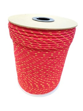 СТРОИТЕЛЬНАЯ ВЕРЕВКА ГЛАДКАЯ ВЕРЕВКА ПОЛИПРОПИЛЕНОВАЯ ВЕРЕВКА 8ММ КРАСНАЯ 1М