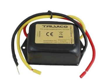 FILTR PRZECIWZAKŁÓCENIOWY SAMOCHODOWY 12V 3-30A (4875a)
