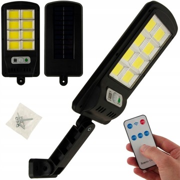 LAMPA ULICZNA LED LATARNIA SOLARNA 120cob PILOT
