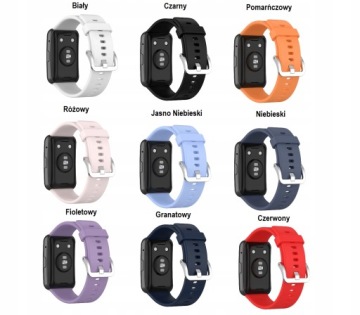 СИЛИКОНОВЫЙ РЕМЕШОК ДЛЯ ЧАСОВ HUAWEI FIT / FIT NEW | Цвета на выбор