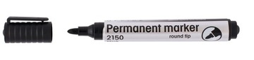 Marker permanentny D.RECT 2150 okrągły czarny