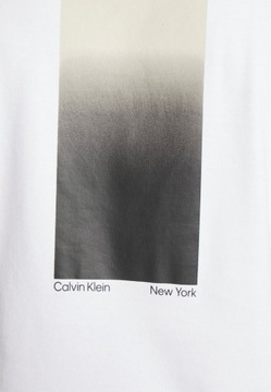 T-shirt biały z nadrukiem Calvin Klein XXL