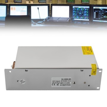 ТРАНСФОРМАТОРНЫЙ БЛОК ПИТАНИЯ ПОСТОЯННОГО ТОКА 60В 20А 1200ВТ S-1200-60