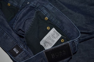 BOSS HUGO BOSS PAS 86 CM SPODNIE JEANS GRANAT