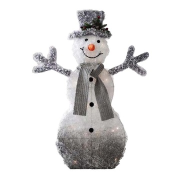 Snowman Light Ornament LED Photo Prop