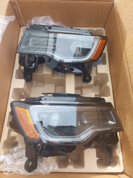 JEEP GRAND CHEROKEE WK2 2014-2021 ЛАМПЫ ПОЛНОСТЬЮ СВЕТОДИОДНЫЕ ДХО VLAND КОМПЛЕКТ