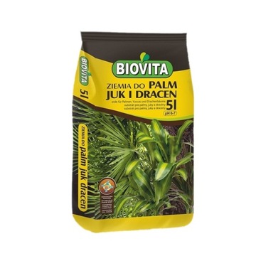 Грунт-СУБСТРАТ для ЗЕЛЕНЫХ растений Palm Juk 5л