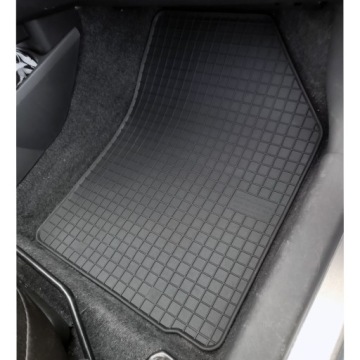 Toyota Yaris II / 2 05-10 РЕЗИНОВЫЕ КОВРИКИ, СТОПОРЫ, ЧЕРНЫЕ, КОВРИКИ НА ЗАКАЗ