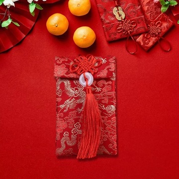 Китайский Лунный Новый Год Красный Подарочный Конверт Денежный Конверт Вертикальный Стиль