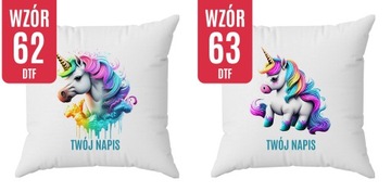 Piękna poduszka z Jednorożcami, unicorn - Dla dziecka personalizowana wybór