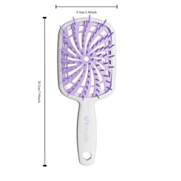 Антистатическая массажная расческа с воздушной подушкой.