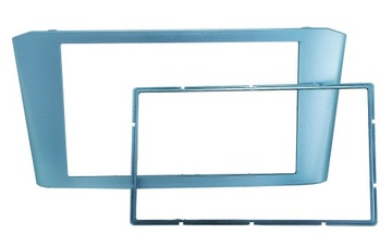 Ramka radio 2din Toyota Avensis T25 2003- srebrna
