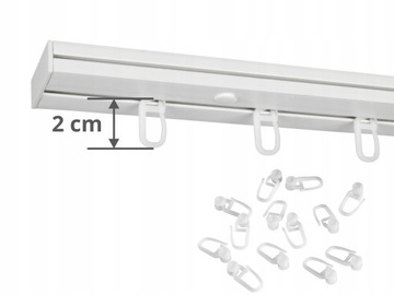 Потолочный карниз, одинарный карниз из ПВХ, по индивидуальному заказу.