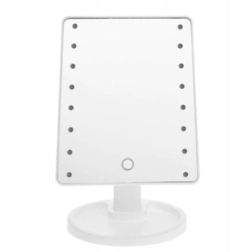 КОСМЕТИЧЕСКОЕ ЗЕРКАЛО С ПОДСВЕТКОЙ ДЛЯ МАКИЯЖА 16 СВЕТОДИОДОВ, РЕГУЛИРУЕМОЕ