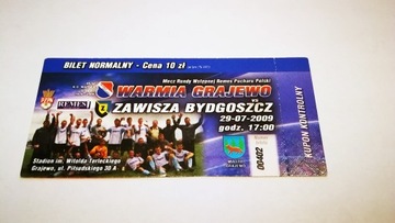 bilet WARMIA Grajewo - ZAWISZA Bydgoszcz 29.07.09