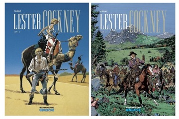 LESTER COCKNEY Tom 1-2 zestaw western NOWE folia