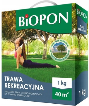 Biopon Trawa REKREACYJNA 1kg Duża Odporność!