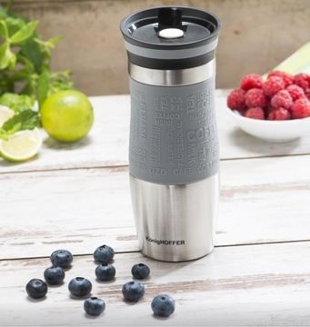 KUBEK TERMICZNY NA KAWĘ HERBATĘ TERMOS BIDON DUŻY 500 ML MIX KOLORÓW