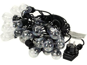ZEWNĘTRZNE ŻARÓWKI LED 12,5m - ŚWIĘTA