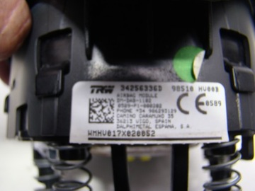 NISSAN QASHQAI II X-TRAIL JUKE - AIRBAG ULOŽENÍ ŘIDIČE