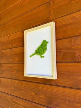 OBRAZ MECH CHROBOTEK WRÓBEL PTAK PREZENT