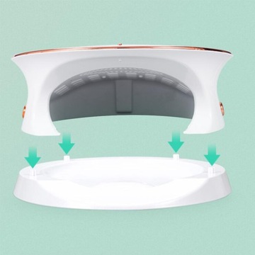 Лампа для ногтей для гибридных УФ-светодиодных гелей 168 Вт МОЩНАЯ