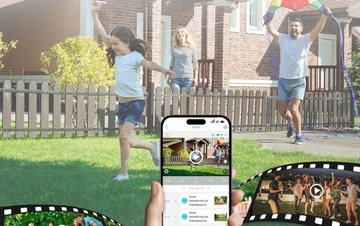 Солнечная панорамная камера IP GSM 4G LTE SIM 3MP 2 шт.