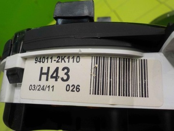 KIA SOUL I 1.6 CRDI 11R PŘÍSTROJOVÁ DESKA BUDÍKY 94011-2K110