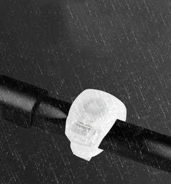 СИЛИКОНОВЫЕ ВЕЛОСИПЕДНЫЕ ФОНАРИ ПЕРЕДНИЕ ЗАДНИЕ 2 ШТ.