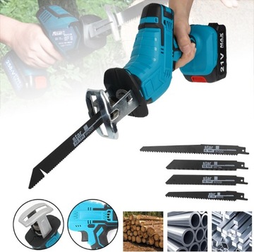 ЭЛЕКТРИЧЕСКАЯ АККУМУЛЯТОРНАЯ ПИЛА ДЛЯ ДЕРЕВА И МЕТАЛЛА 650ВТ + АККУМУЛЯТОР 21В