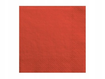 Serwetki Czerwone Urodziny 33x33cm 20szt Dekoracja