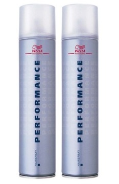 WELLA PERFORMANCE LAKIER SPRAY MOCNY 500ML X2