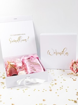 Pudełko białe prezentowe box personalizowane