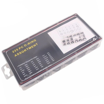 НАБОР ИЗ 225 ПРОКЛАДОК УПЛОТНИТЕЛЬНЫЕ КОЛЬЦА КАССЕТНЫЕ 3-22 ММ