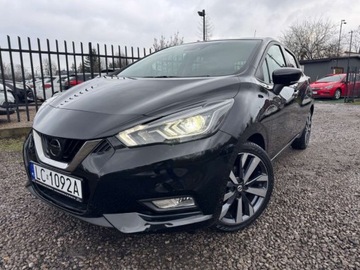 Nissan Micra V 0.9 IG-T 90KM 2017 Nissan Micra Po serwisie Na gwarancji Szwajcaria Stan bdb Benzyna
