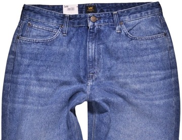LEE spodnie HIGH blue jeans NEW STRAIGHT W28 L33
