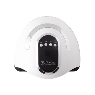 Мощная лампа для ногтей с гибридными УФ-гелями LED Sun x10 Max LCD с ручкой 280 Вт