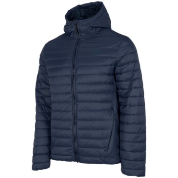 МУЖСКАЯ ЗИМНЯЯ КУРТКА 4F СО СТЕГАНЫМ ПУХОВЫМ КАПЮШОНОМ S