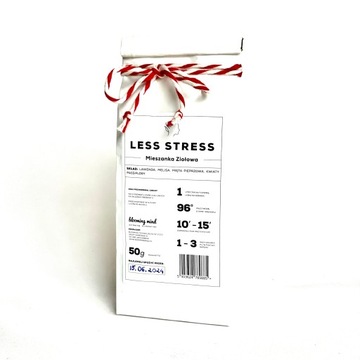 LESS STRESS herbata uspokaja nerwy wycisza Prezent