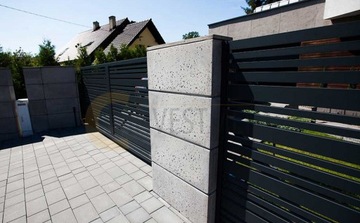 ПУСТЫЕ БЛОКИ ДЛЯ БЕТОННОГО ЗАБОРА 80/25/40 ПУСТЫЕ БЕТОННЫЕ БЛОКИ