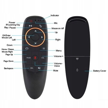 AIR MOUSE ДИСТАНЦИОННОЕ ГОЛОСОВОЕ УПРАВЛЕНИЕ ПК ТВ МИКРОФОН