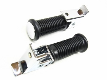 КНЯЗВ - ХРОМ ФЛЕШ!!! ПОДНОЖКА ПАССАЖИРСКАЯ ДЛЯ НОГ SIMSON S50 S51LUX!!!