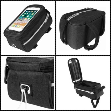 СУМКА ДЛЯ ВЕЛОСИПЕДА SANITLE Водонепроницаемый ЧЕХОЛ ДЛЯ ТЕЛЕФОНА НАСТЕННАЯ СУМКА РАМА РАМА