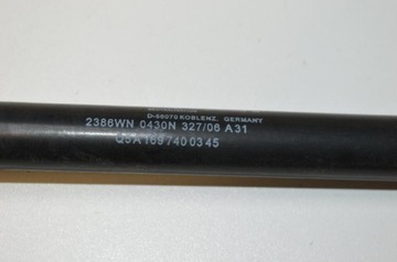 MERCEDES A180 CDI W169 2007 RHD ZADNÍ VÍKO KUFRU PLYNOVÁ PRAVÁ STRANA