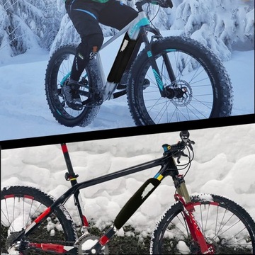 НЕОПРЕНОВАЯ КРЫШКА АККУМУЛЯТОРНОГО АККУМУЛЯТОРА ДЛЯ ЭЛЕКТРОВЕЛОСИПЕДА 30-41см ПЫЛЕЗАЩИТАЮЩАЯ ВОДОНЕПРОНИЦАЕМАЯ