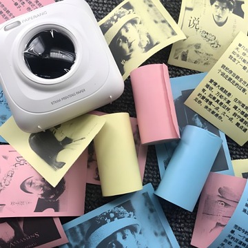 Kolorowy Papier Rolki do mini Drukarki Termicznej DRUKUŚ i Aparatu 3szt.