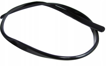 Краевая полоса, черная ПВХ-каучук, 3 мм.